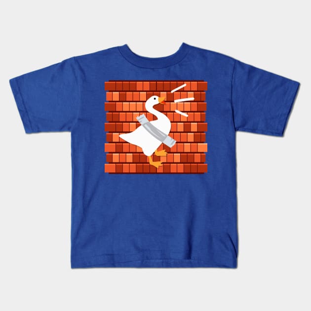 Untitled Duck Taped Goose Kids T-Shirt by DigitalCleo